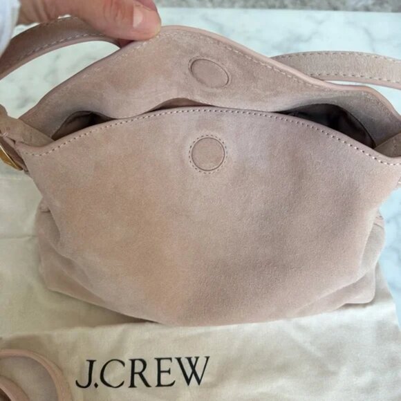 J. Crew Berkeley Suede Shoulder Bag - NWT - Picture 5 of 7